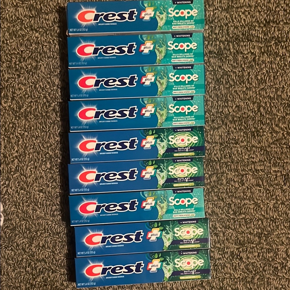 New Crest Toothpaste